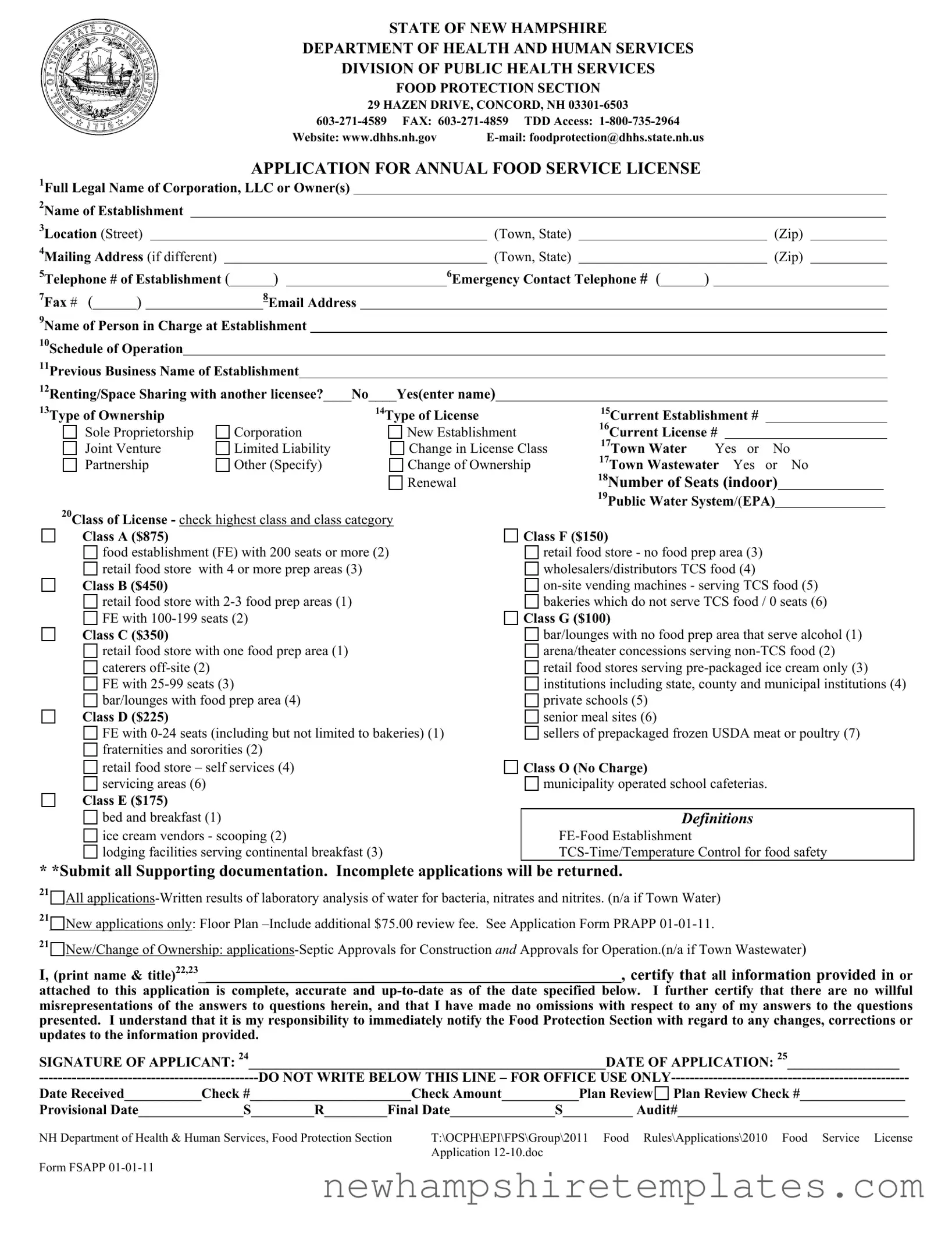 Fill in a Valid Fsapp 01 01 11 Form