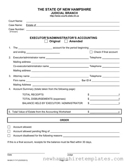 Fill in a Valid Nhjb 2117 P Form